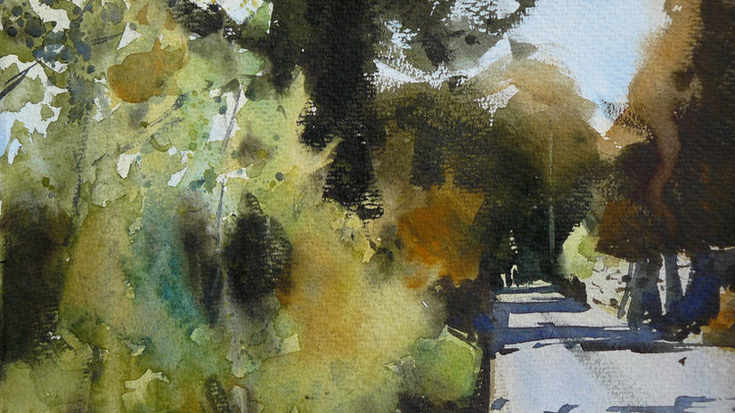 Planning for success in watercolour